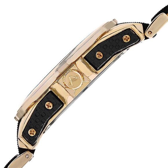 NWT Authentic August Steiner Black Dial Men's Watch - Picture 4 of 4